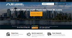 Desktop Screenshot of bc-loans.com